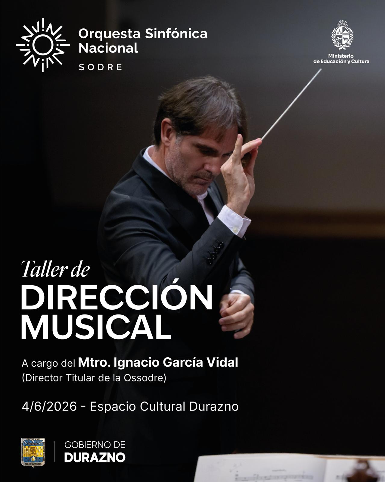 El español Ignacio García Vidal, Director de Orquestas, brindará en Durazno un taller de Dirección Orquestal y Coral